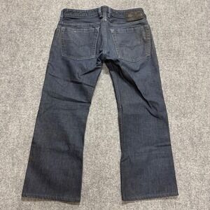 VTG Diesel Industry Zatiny Cut Jeans Men's 31x32 Dark Washed Denim Blue 90s